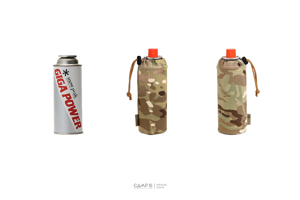 Gas Canister camouflage bag (ถุงผ้าลายพรางใส่แก๊สกระป๋อง)